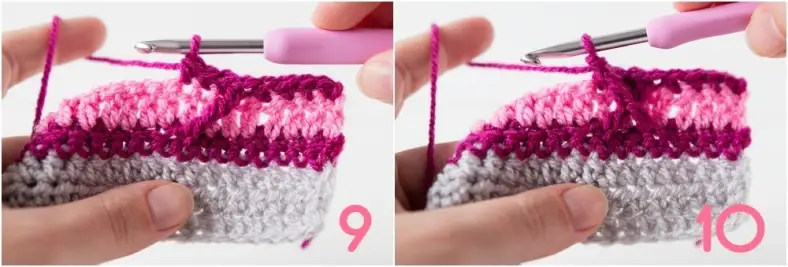 X stitch tutorial photo 9-10