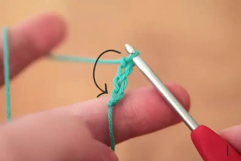 How to crochet a Granny Square Step 1