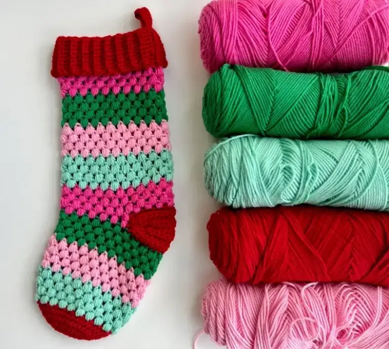 Puff Stitch Stocking IMG 9651